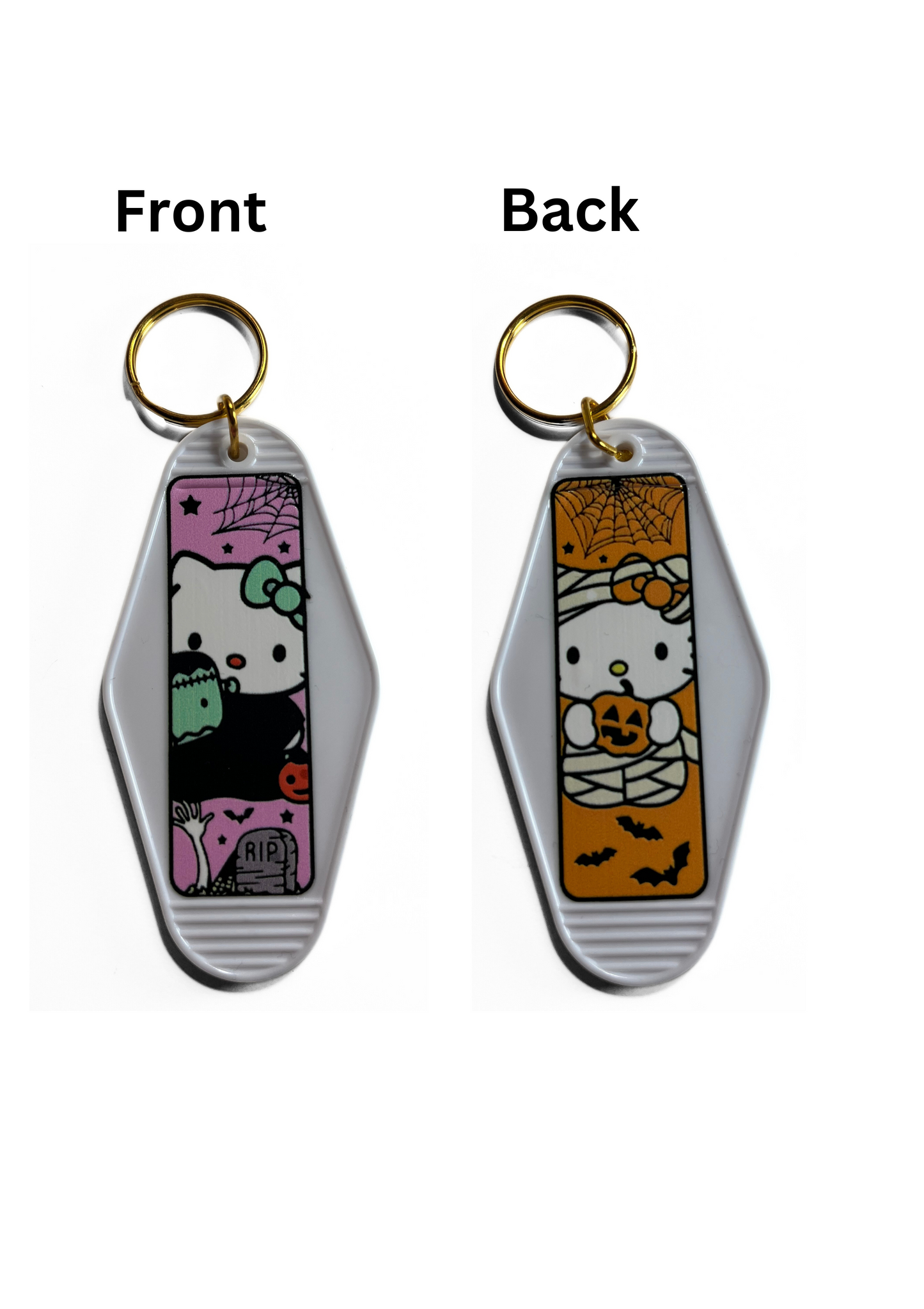 Hk purple Halloween season keychain