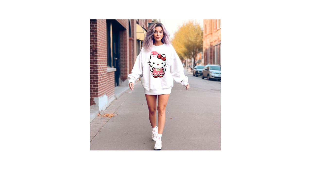 Christmas Hello Kitty Crewneck