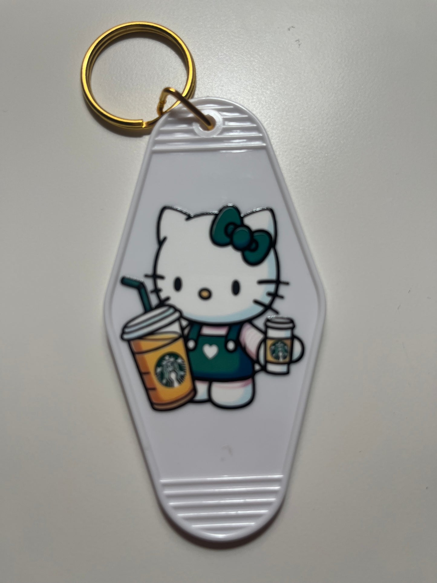 Hk coffee keychain