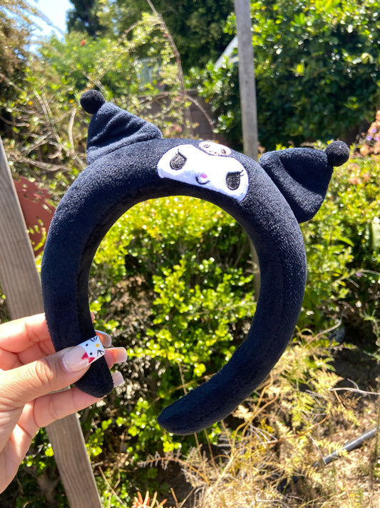 Kuromi Black Headband