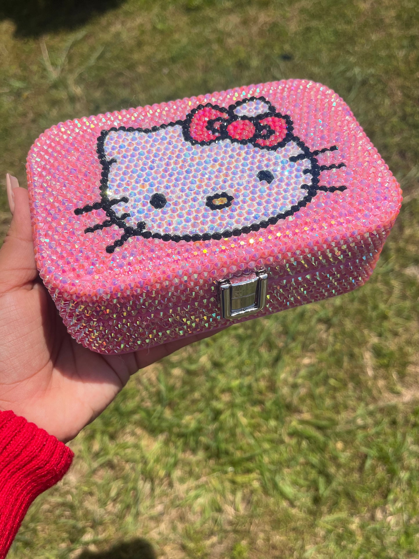 Rhinestone Hello Kitty Jewelry Box